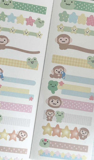 デコボコ ポイント 模造紙 ステッカー
