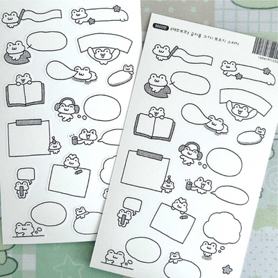 Deco Boco Write Letters Imitation Paper Sticker