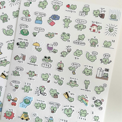 Decobocos Big Frog Emoticon Sticker