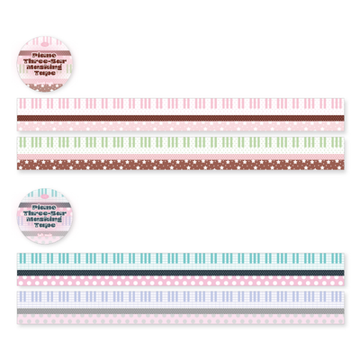 Pearlbutton Piano Three Bar Masking Tape 2 Types