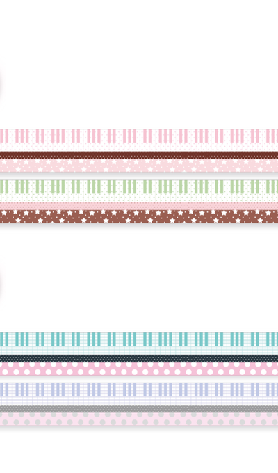 パーリーバトン ピアノ スリーバー マスキングテープ 2type