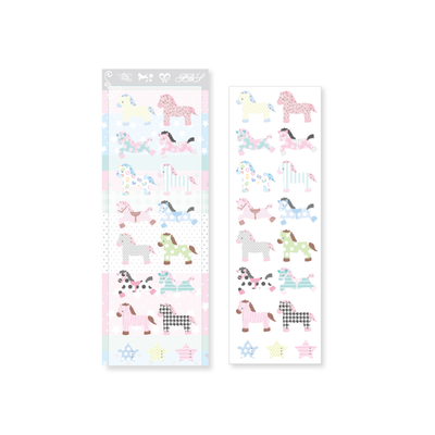 Perlybutton Baby Pastel Pony Sticker