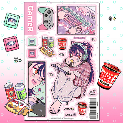 Baekguseam Studio GAMER Sticker