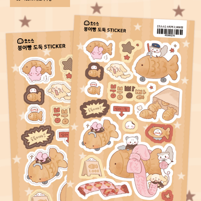 Spooky Shop Taiyaki Thief Sticker
