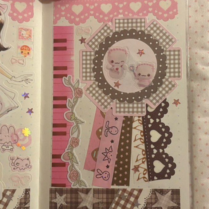 Happy Street Fluffy Shop Rosette Matte Paper Sticker Pack