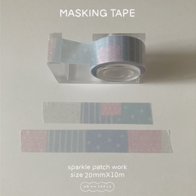 Nemospace Sparkle Patchwork Masking Tape