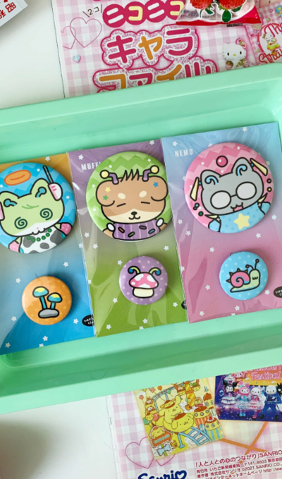 ヒヒクラブ エイリアン ピンバッジセット 3type