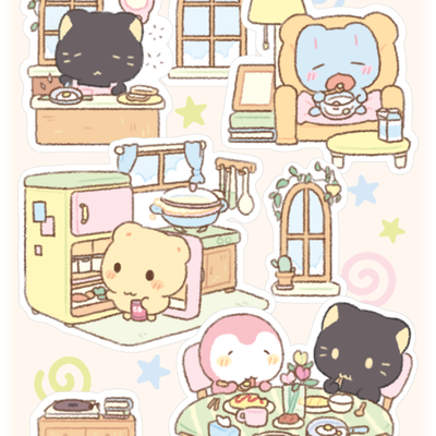 Blues Eating Sticker