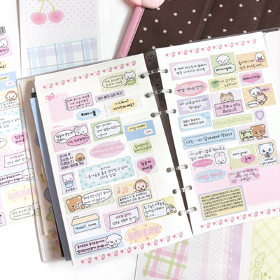 Moitto Jipsuni's Love Label Sticker 2 Type