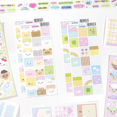 Moitto Monthly Matte Sticker 2 Types