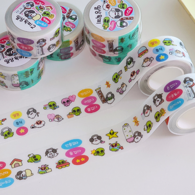 Chanya Daily Wax Kiss-cut Roll Sticker 2 Types