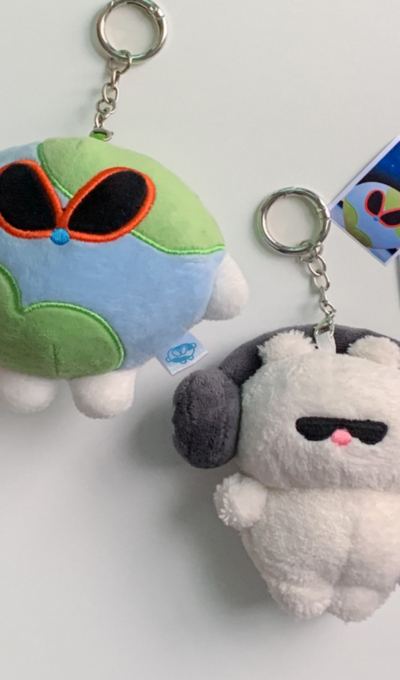 チャニャ アース、ヒップッチ ぬいぐるみキーリング 2type