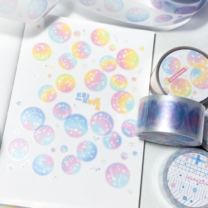 JeJe Universe Dream Bubble Masking Tape 2 Types