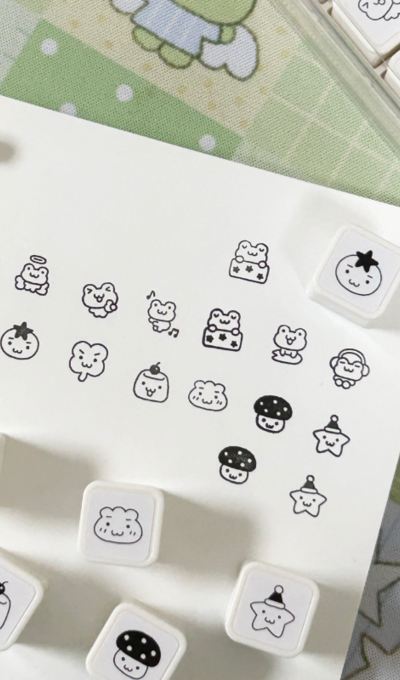 デコボコ ミニスタンプ 2type