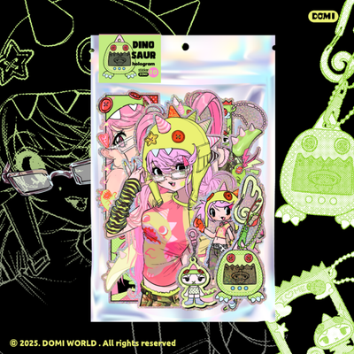 Domi World Dinosaur Hologram Fragment Sticker