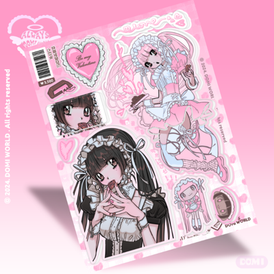 Domi World Chocolate Made Sticker