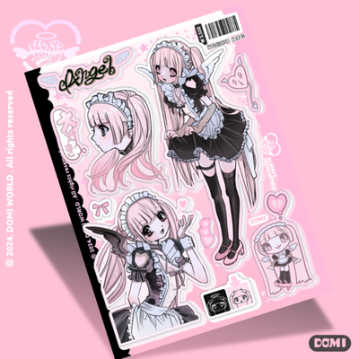 Domi World Angel Maid Sticker