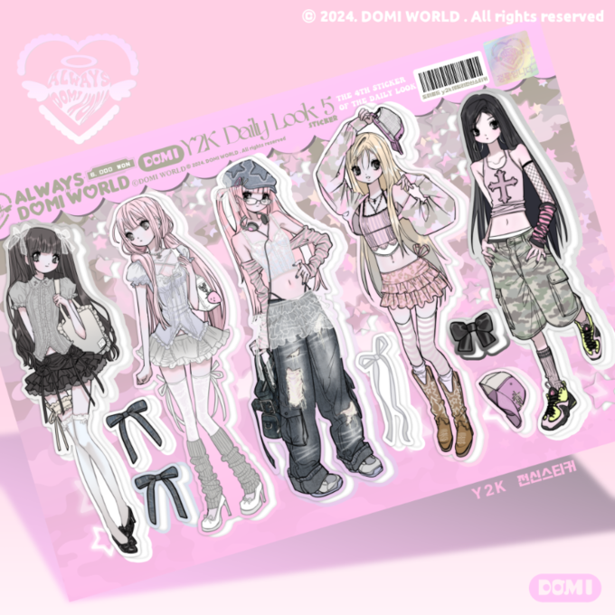 Domi World Y2K Full Body Sticker