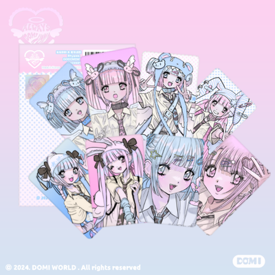 Domi World Dodomimi 8-Type Photocard Set