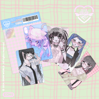 Domi World 5-Type Photocard Set