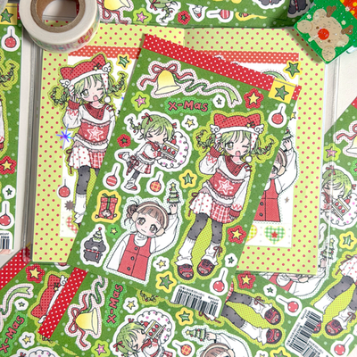 Whitethol White Christmas Sticker