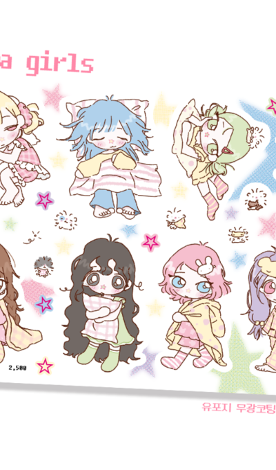 잘사라 Pajama Girls ステッカー