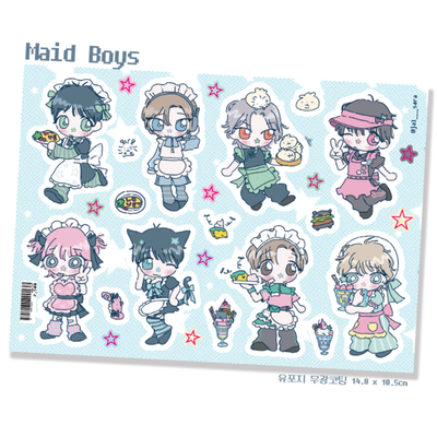 Jalsara Maid Boys Sticker