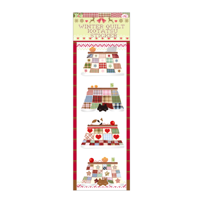 Pearlbutton Winter Quilt Kotatsu Sticker