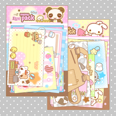 Sosolowa Cert Mini Memo Sticker Pack 3 Types