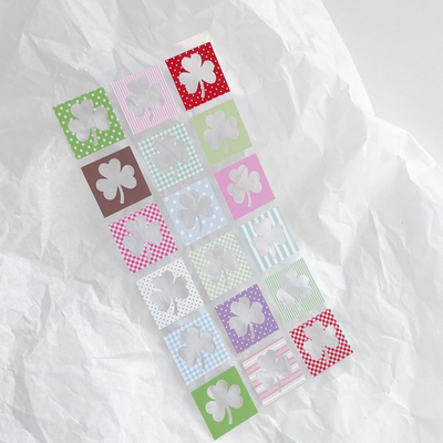 Kainda Blue Mini Motif Deco Sticker 5 Types