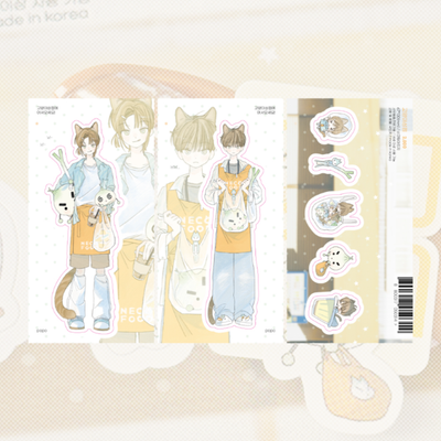 Popo Cat Shop Sticker