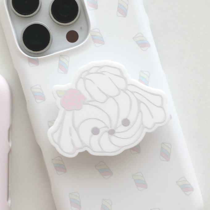 Marique Cream Puppy Acrylic Talk 2 Types