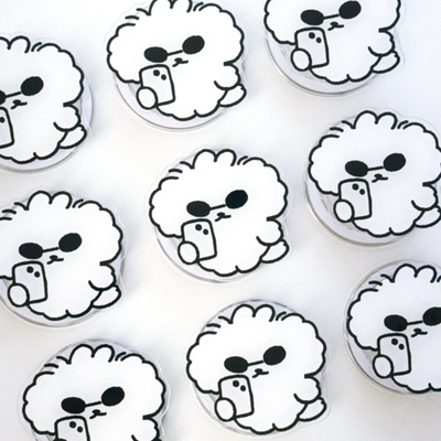 Foomsz Chic Poomsae Dog MagSafe SmartTok
