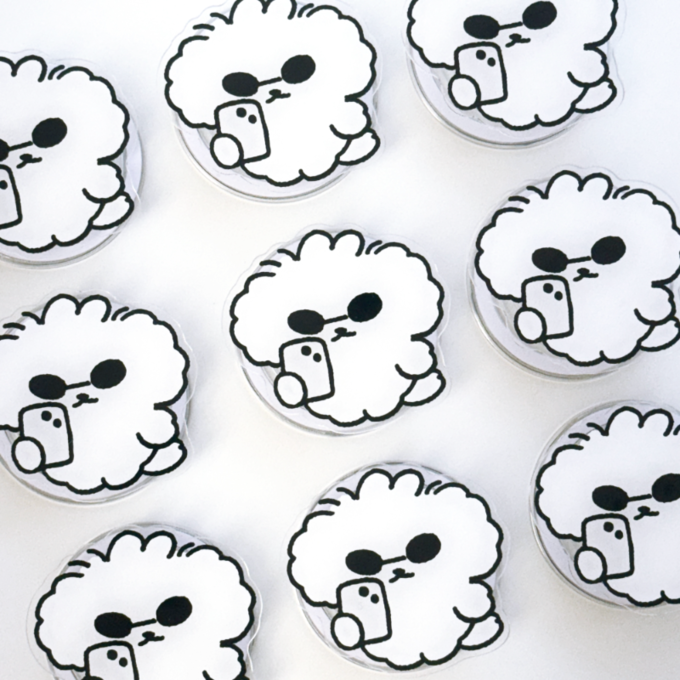 Foomsz Chic Poomsae Dog MagSafe SmartTok