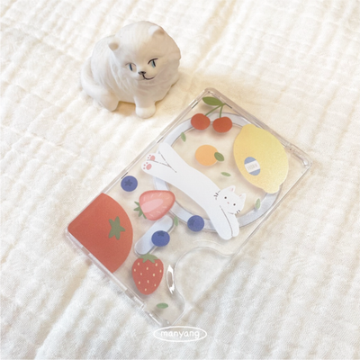 Fruit Cat MagSafe Card Wallet