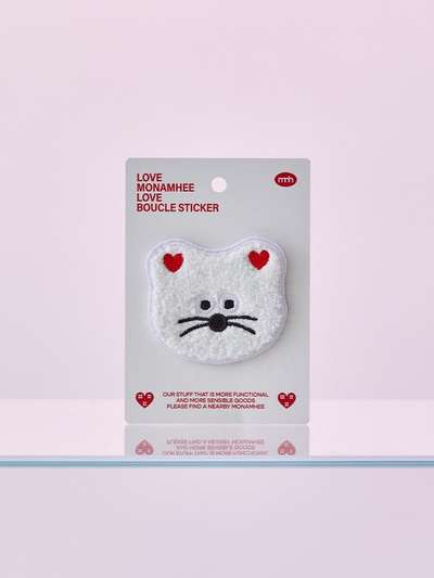 MNH Cream Boucle Sticker