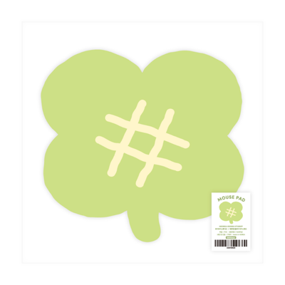 Fukafuka Studio Melon Bread Clover Mousepad