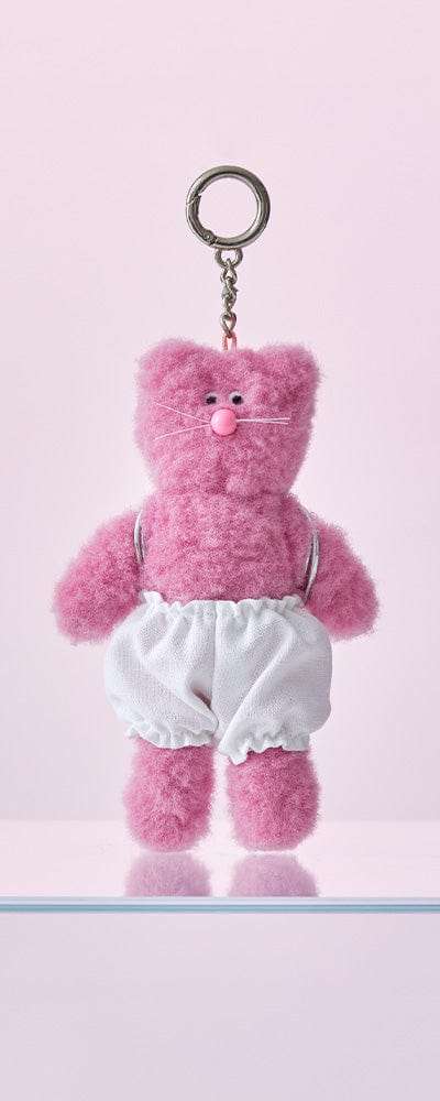MNH ピンピン plushバックパック キーリング