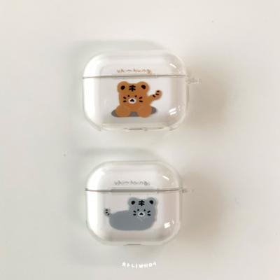 [Chani Bear] Tiger AirPods Case 2 Colors / 3 Types