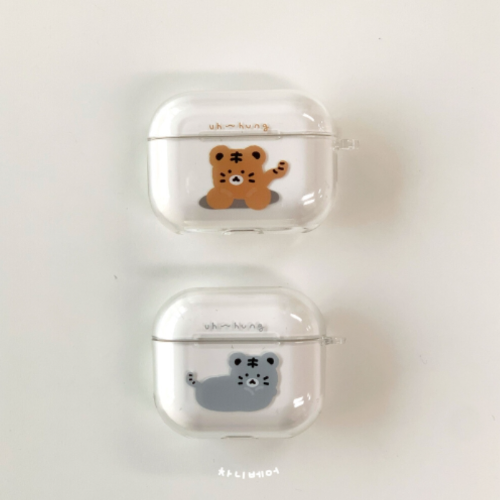 [Chani Bear] Tiger AirPods Case 2 Colors / 3 Types