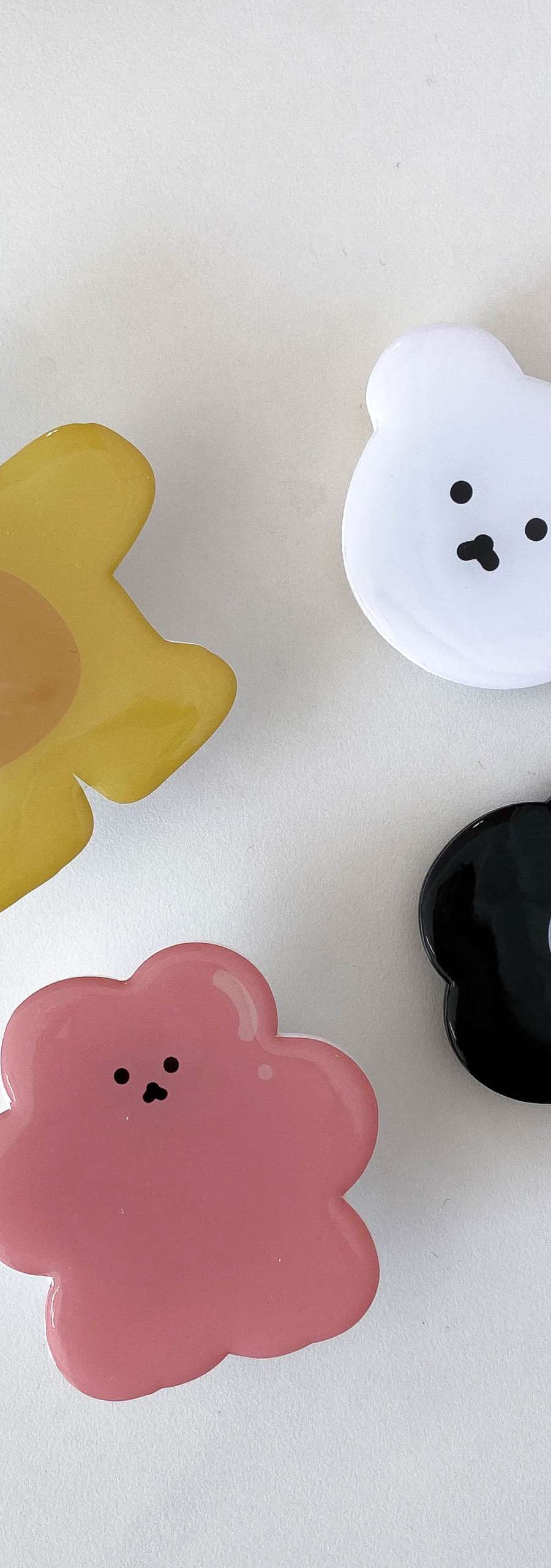 [Charni Bear] Shaped Smart Phone Pop Socket 4 Types