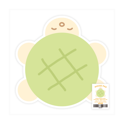 FukaFuka Studio Melon Bread Turtle Mousepad