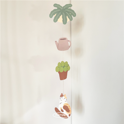 Paper Mobile with Peaceful Green