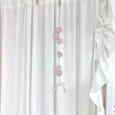Aubrey Ribbon Heart Suncatcher