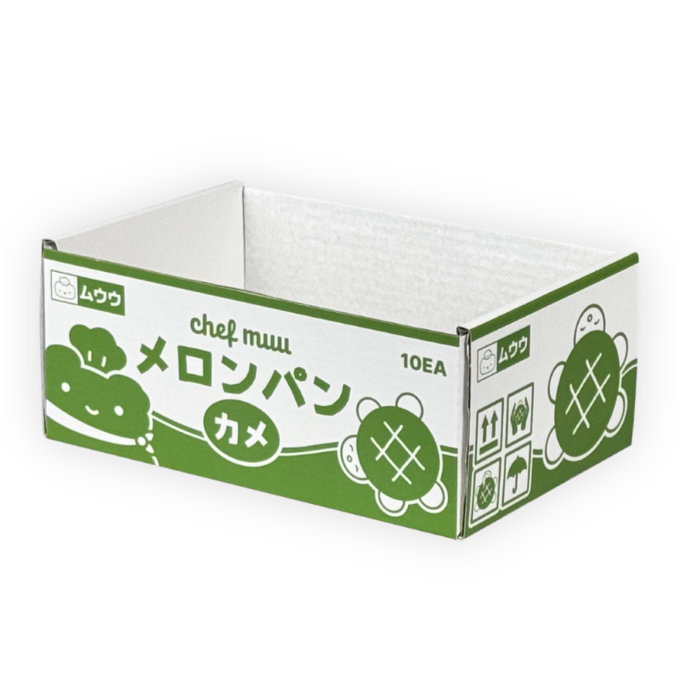Fukafu Studio Desk Paper Box - Melon Bread Turtle