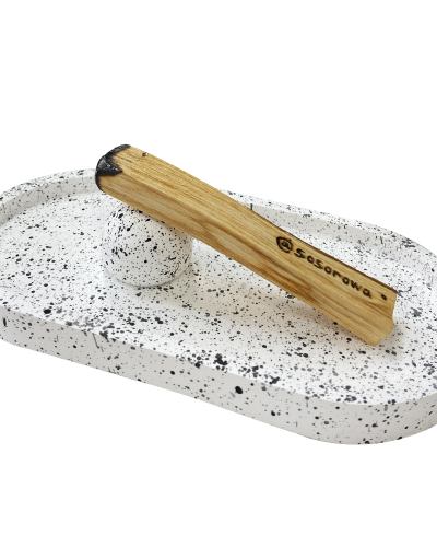 [5dollar]水玉模様お皿型インセンスホルダー
