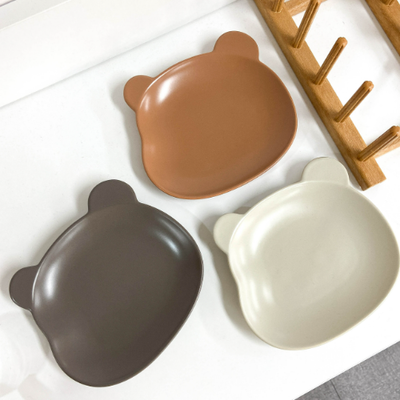 Teddy Bear Dessert Plate - 3 Colors