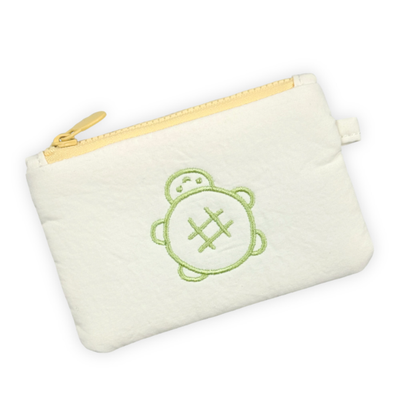 Fukafuka Studio Card Pouch - Melon Bread Turtle