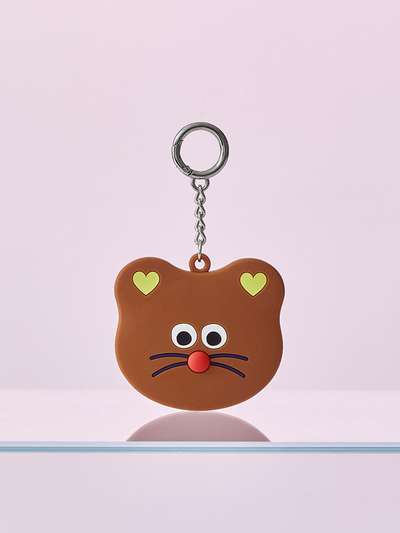 MNH Bread Silicone Mirror Keyring