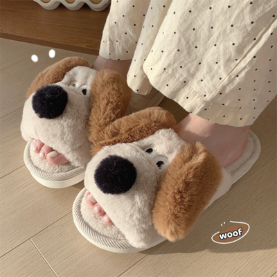 Sosoro and Baduki Fur Slippers